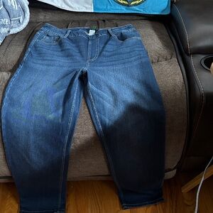 HALARA Women's Straight Leg Jeans - Dark Blue